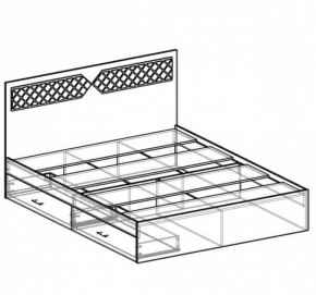 Кровать двуспальная Николь 1400 (венге) (Эра) в Советском - sovetskij.mebel-e96.ru