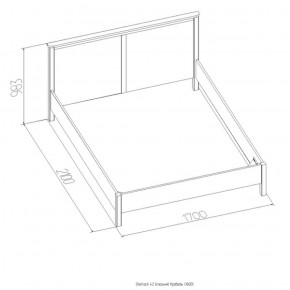 Кровать Шерлок 1800 орех 1600*2000 в Советском - sovetskij.mebel-e96.ru