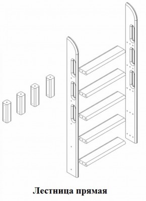 Кровать Сонечка 2-х ярусная (модульная) в Советском - sovetskij.mebel-e96.ru