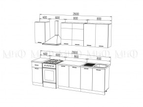 Кухонный гарнитур Рио 2.0 м (Дуб Крафт) в Советском - sovetskij.mebel-e96.ru