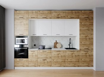 Кухонный гарнитур Лада 3400 мм (Санвут) в Советском - sovetskij.mebel-e96.ru