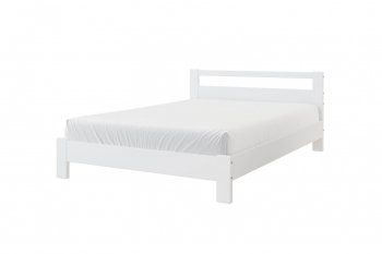 Кровать из массива Лана Белый Античный (БМ) в Советском - sovetskij.mebel-e96.ru