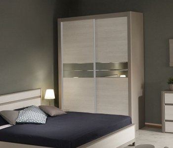 Шкаф-купе 1750 мм 2-х дверный Лацио (СБК) в Советском - sovetskij.mebel-e96.ru