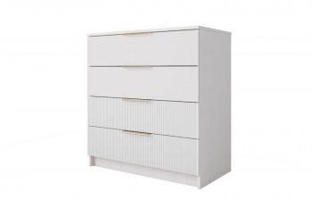 Комод Лавис КМД 800.1 белый софт (ДСВ) в Советском - sovetskij.mebel-e96.ru