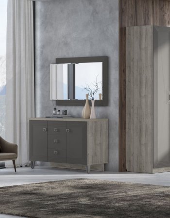 Спальный гарнитур Лежер модульный, холст вулканический (СанТан) в Советском - sovetskij.mebel-e96.ru