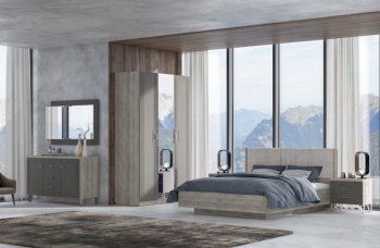 Спальный гарнитур Лежер модульный, холст вулканический (СанТан) в Советском - sovetskij.mebel-e96.ru