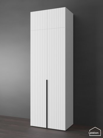 Шкаф с антресолью 800 мм Linnea MHR-2A-2 2450х800х510 (Белый-М 11.1.2) в Советском - sovetskij.mebel-e96.ru