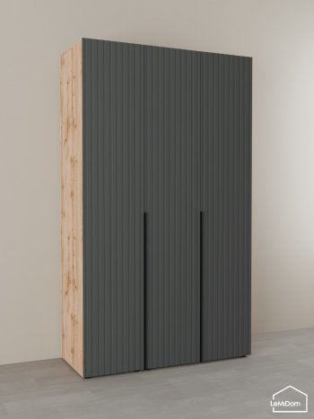 Шкаф с антресолью 1200 мм Linnea MHR-3A-2 2450х1200х510 (ДВ-М 11.1.25) в Советском - sovetskij.mebel-e96.ru