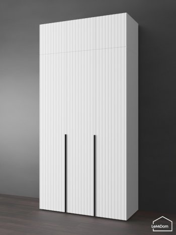 Шкаф с антресолью 1200 мм Linnea MHR-3A-2 2450х1200х510 (Белый-М 11.1.2) в Советском - sovetskij.mebel-e96.ru