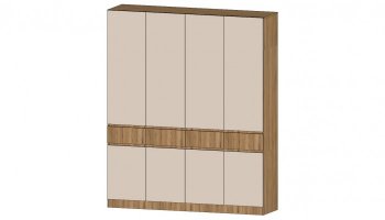 Шкаф 2000 мм 4х ств. Ленора вотан/Кашемир (Лин) в Советском - sovetskij.mebel-e96.ru