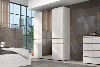 Шкаф 1600 мм Лиана золотой (Зарон) в Советском - sovetskij.mebel-e96.ru