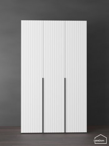 Шкаф Linnea MHR-3-1 2050х1200х510 (Белый-М 11.1.1) в Советском - sovetskij.mebel-e96.ru