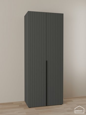 Шкаф Linnea MHR-2-3 2050х800х510 (Графит-М 11.1.25) в Советском - sovetskij.mebel-e96.ru
