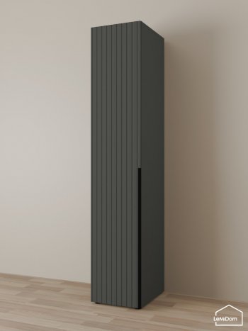 Шкаф Linnea MHR-1 2050х400х510 (Графит-М 11.1.25) в Советском - sovetskij.mebel-e96.ru