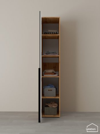Шкаф Linnea MHR-1-2 2050х400х510 (ДВ-М 11.1.25) в Советском - sovetskij.mebel-e96.ru