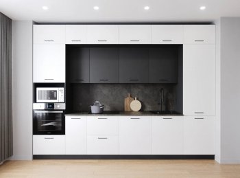 Кухонный гарнитур Лофт 3400 мм (Санвут) в Советском - sovetskij.mebel-e96.ru
