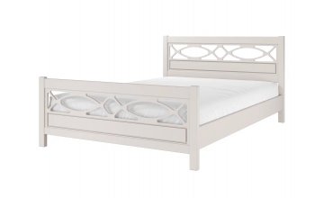 Кровать из массива Лоренса льняной (БМ) в Советском - sovetskij.mebel-e96.ru
