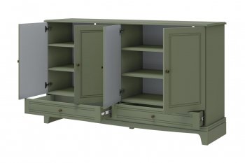 Комод 4 двери 2ящ. Лорето, зеленый самшит (БМ) в Советском - sovetskij.mebel-e96.ru