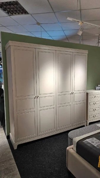 Спальный гарнитур Лорето, модульный, льняной (БМ) в Советском - sovetskij.mebel-e96.ru