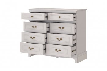 Комод 8 ящиков Лорето, льняной (БМ) в Советском - sovetskij.mebel-e96.ru