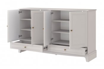 Комод 4 двери 2ящ. Лорето, льняной (БМ) в Советском - sovetskij.mebel-e96.ru