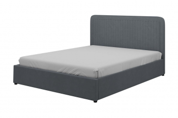 Кровать двуспальная Луиза холодный серый (БМ) в Советском - sovetskij.mebel-e96.ru