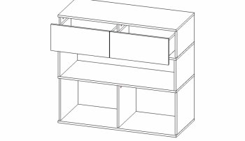 Стенка луксор (АстридМ) в Советском - sovetskij.mebel-e96.ru