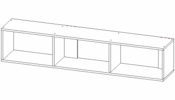 Стенка луксор (АстридМ) в Советском - sovetskij.mebel-e96.ru