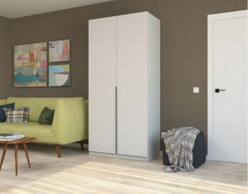 Шкаф распашной 1000 мм М6-2.4 Б+Б 100 (М6) в Советском - sovetskij.mebel-e96.ru