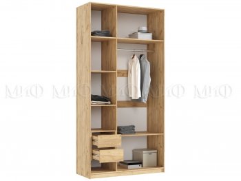 Шкаф 1200 мм Марвэл крафт/белый (Миф) в Советском - sovetskij.mebel-e96.ru