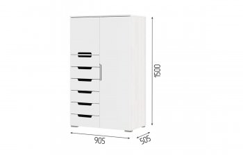 Комод-шкаф Миа КМ 053 (СтендМ) в Советском - sovetskij.mebel-e96.ru