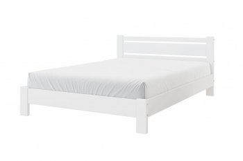 Кровать из массива Милс белый античный (БМ) в Советском - sovetskij.mebel-e96.ru