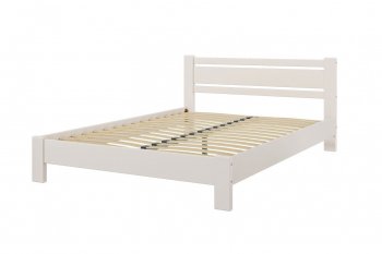 Кровать из массива Милс льняной (БМ) в Советском - sovetskij.mebel-e96.ru