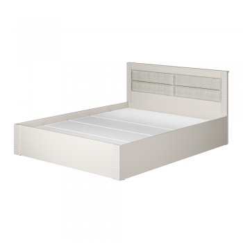 Кровать двуспальная Монако КР-16 кашемир (БТС) в Советском - sovetskij.mebel-e96.ru