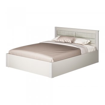 Кровать двуспальная Монако КР-16 кашемир (БТС) в Советском - sovetskij.mebel-e96.ru