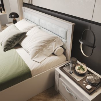 Кровать с подъемным механизмом Монако КР-16 Кашемир (БТС) в Советском - sovetskij.mebel-e96.ru