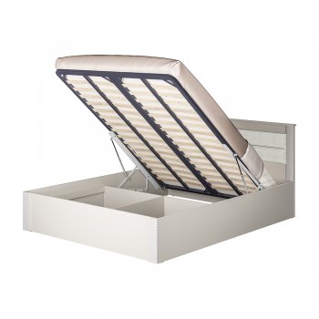 Кровать с подъемным механизмом Монако КР-16 Кашемир (БТС) в Советском - sovetskij.mebel-e96.ru