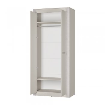 Шкаф для белья 960 мм Монако ШК-37 кашемир (БТС) в Советском - sovetskij.mebel-e96.ru