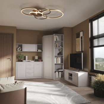 Стенка Монако Кашемир комп.1 (модульная) (БТС) в Советском - sovetskij.mebel-e96.ru