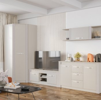 Стенка Монако Кашемир комп.2 (модульная) (БТС) в Советском - sovetskij.mebel-e96.ru