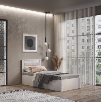 Кровать Монако КР-17 кашемир (БТС) в Советском - sovetskij.mebel-e96.ru