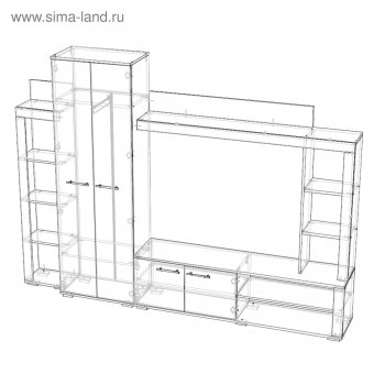 Стенка Монако (Лин) в Советском - sovetskij.mebel-e96.ru