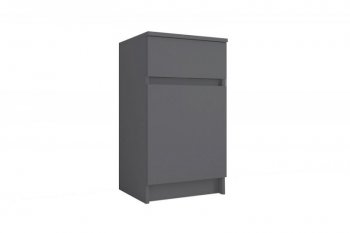 Тумба для обуви с 1ящ. Мори МПТ400 графит (ДСВ) в Советском - sovetskij.mebel-e96.ru