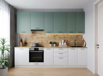 Кухонный гарнитур высокий Муссон 3000 мм (Санвут) в Советском - sovetskij.mebel-e96.ru