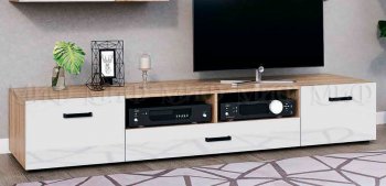 Тумба ТВ Нэнси NEW (2дв.+1ящ.) в Советском - sovetskij.mebel-e96.ru