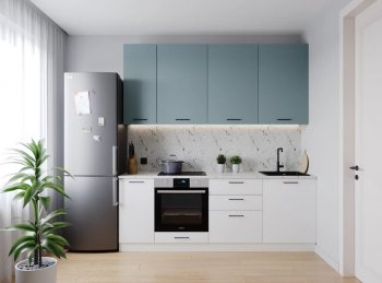 Кухонный гарнитур Ниагара 2200 мм МДФ/ЛДСП (Санвут) в Советском - sovetskij.mebel-e96.ru