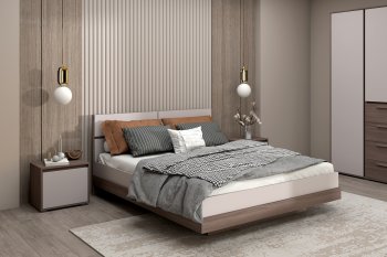 Спальный гарнитур Ника, модульный (Зарон) в Советском - sovetskij.mebel-e96.ru