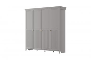 Шкаф распашной 2160 мм ШР-4 Никеа антрацит (БМ) в Советском - sovetskij.mebel-e96.ru