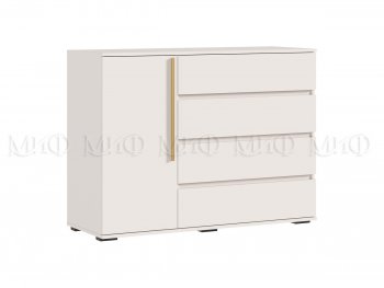 Комод 1 дверь 4 ящика (1200) Норд, кашемир (Миф) в Советском - sovetskij.mebel-e96.ru