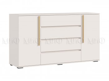Комод 2 двери 4 ящика (1600) Норд, кашемир (Миф) в Советском - sovetskij.mebel-e96.ru